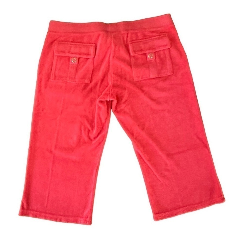 Juicy Couture Martinique Crop Snap Pocket Pant NWT Hot Pink Large - Picture 14 of 15